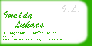 imelda lukacs business card